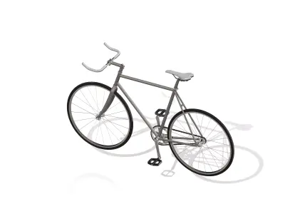 3D Bicycle Parts and Assembly 3D model