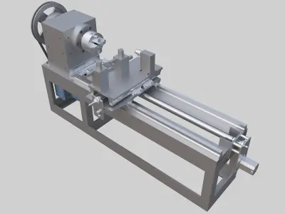 CNC Lathe DAG Module 3D model