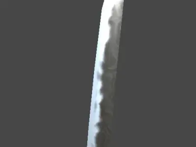 katana4 samurai sword Low-poly 3D model