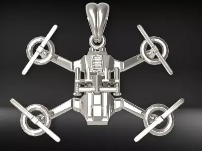Drone Pendant Necklace Jewelry 3D print model purchase