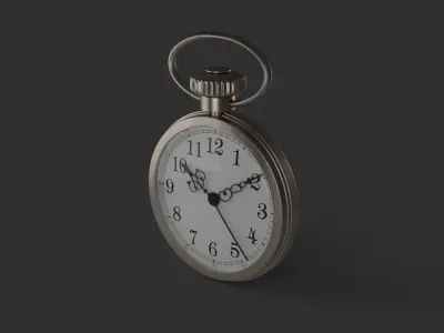 Pocket watch 3D model 3D model