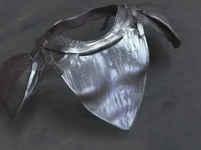 Rusted dark ages armour 3D model