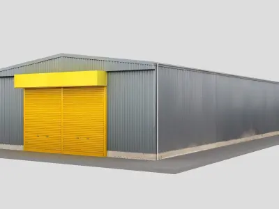 Realistic European City Block Building 15 Low-poly 3D model