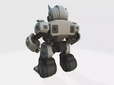 Transformers White Car 3D print model