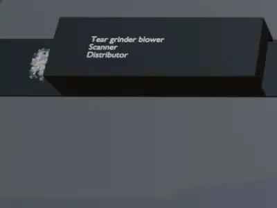 Recycling plant concept Free 3D model