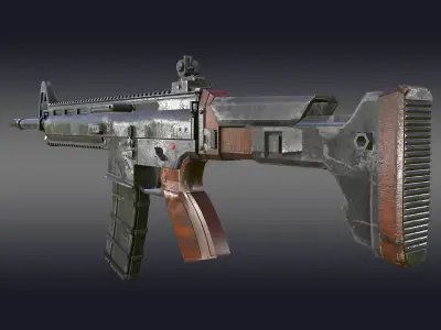 Ruger SR-556 Takedown Rifle 3D model