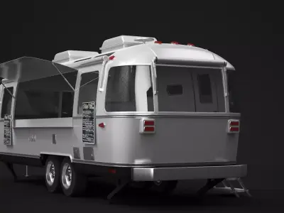 Airstream Food Truck 3D model