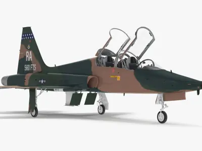  Military T-38 Talon Jet Trainer Camo 