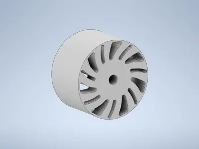 1-64 Forgiato Turbinata Wheels 28 Inch with Tires 3D print model