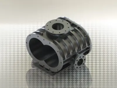 root blower shell Free 3D model