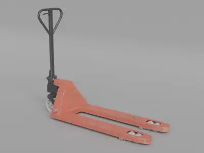 A Handlift Used Low-poly 3D model