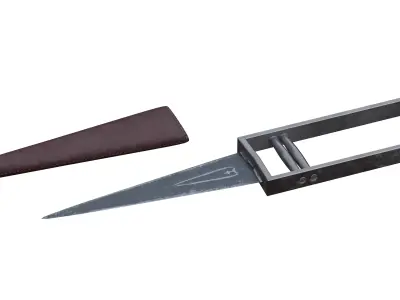 Katyar - Traditional Indian Dagger Low-poly 3D model