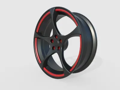Rim 17 in M1 Free low-poly 3D model