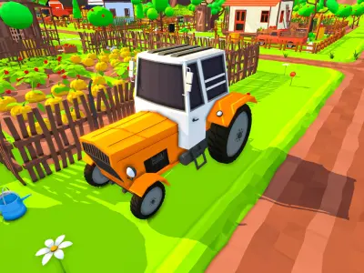Low poly farm simulator apk Low-poly 3D model