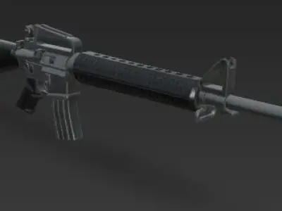 the gun 3 3D model