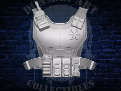 Scifi Vest Collection 3D Printable Files For Action figures 3D print model