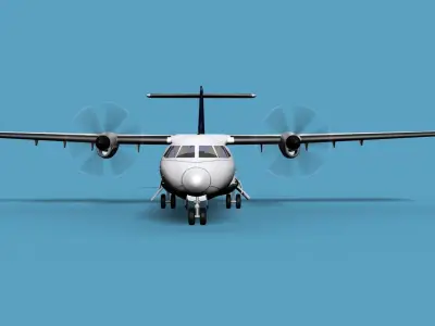 ATR  ATR-42-500 Lufthansa Team 3D model