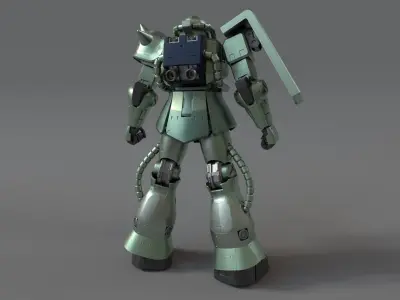 GUNDAM Animation    Zaku 3D model