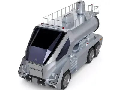 Fire Tanker 3D model purchase