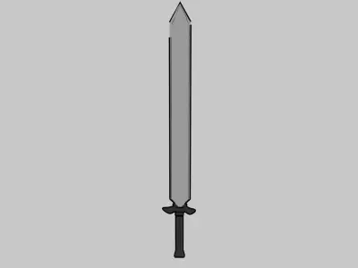 sword model  Low-poly 3D model purchase