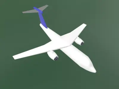 Fictional Jetliner Do-328JET Inspired series 3D model