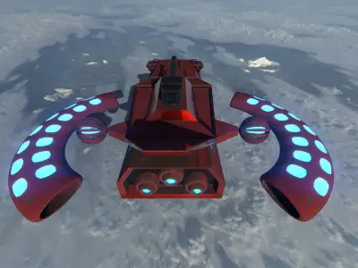 Magnetic Ship 3D model