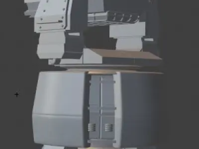 Military Turret 3D model