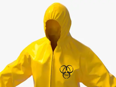 Biohazard Shielding Jumpsuit 3D model
