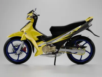 2000 - Yamaha 125Z 3D model