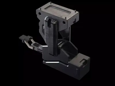 Robotic arm mechanical industry tech 3D model
