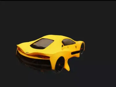Car 3D Model Detailed Vehicle Asset 3D model