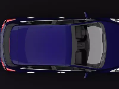 Hyundai i30 Metallic Dark Blue 3D model