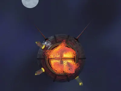 Spaceship - The A-1986 3D model