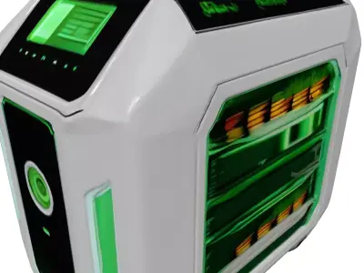 Futuristic Bio Cultivator Device 3D model