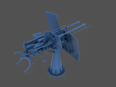 Flak 38 - Commercial license - 1-48 scale 3D print model