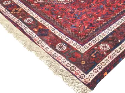 Antique Arab Khamseh rug from Iran 3D model