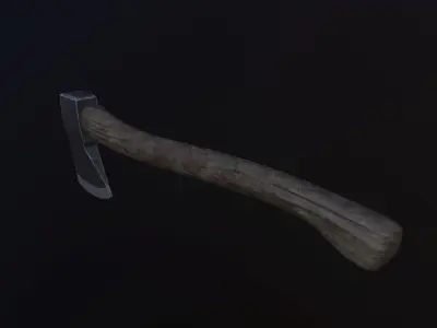 Old Axe Game Ready Free low-poly 3D model
