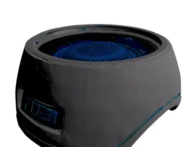 Futuristic Smart Pet Feeding Bowl 3D model