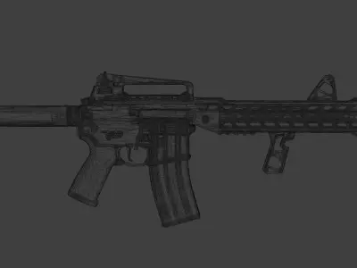 M4 GUN 3D model purchase