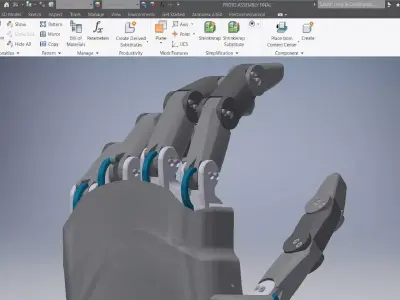 Robot Hands 3D Model 3D model
