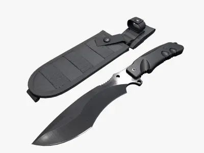 Knife Parus Low-poly 3D model