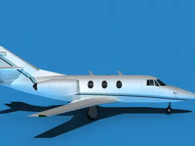 Dassault Falcon 10 V12 3D model