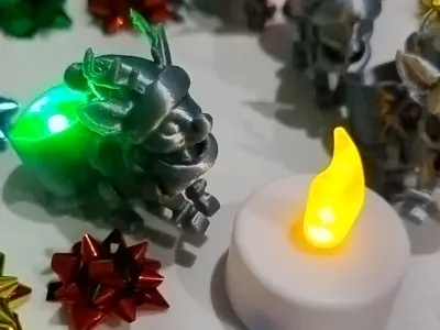 Flexy Happy Reindeer for a Modular Flying Train 3D print model