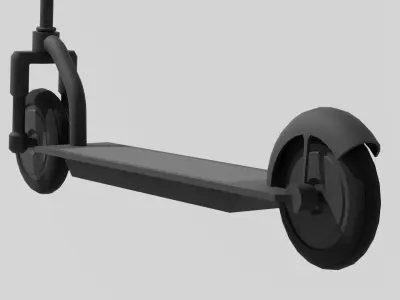E-Scooter Low-Poly Low-poly 3D model