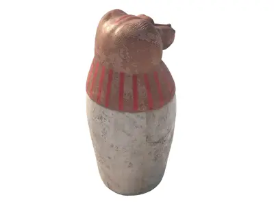 jar 3 Low-poly 3D model