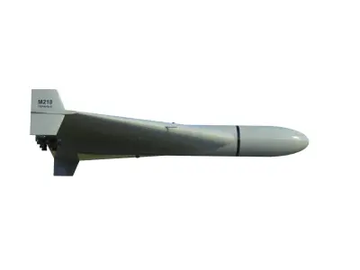 Shahed-136 Kamikaze Drone Geranium-2 Low-poly 3D model