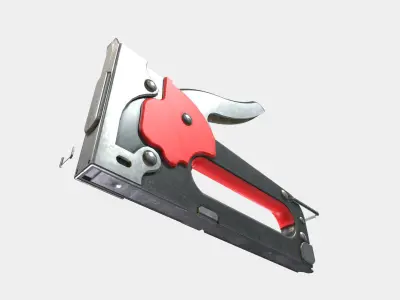 Staple Gun Low-poly 3D model