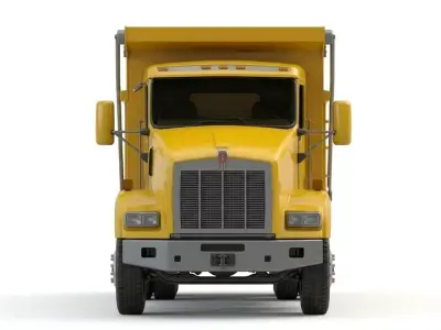 Heavy Duty Industrial Dump Truck 3D model