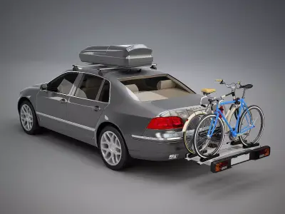 Car and Bicycle Carrier 3D model