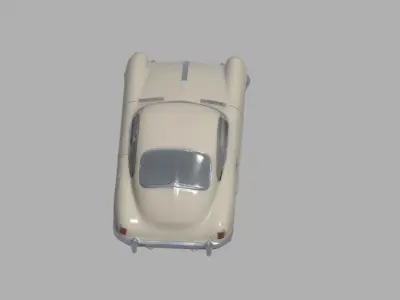 Classic Porsche 3D model